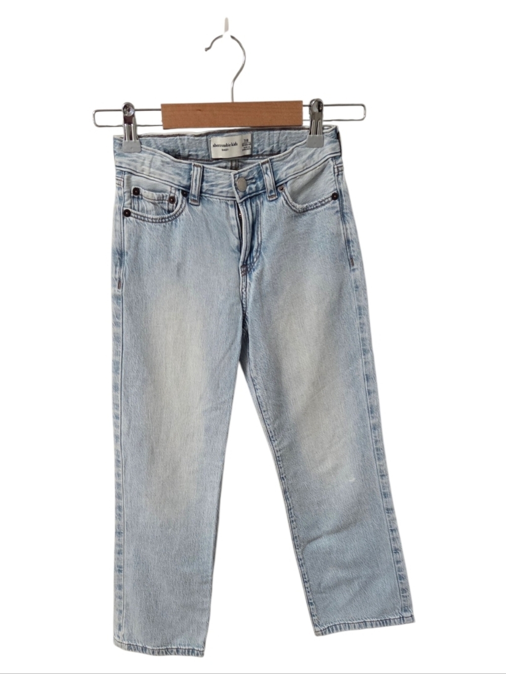 Abercrombie Kids Baggy Jeans 7/8 Light Wash